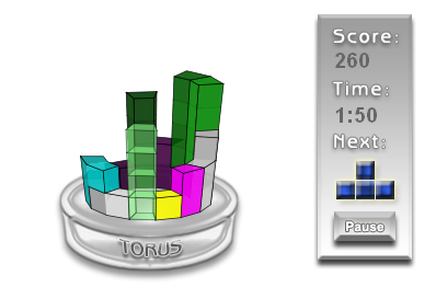 3D tetris game in HTML 5 and JavaScript